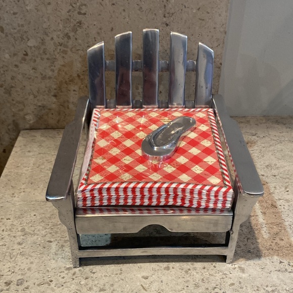 Metal Patio Chair Napkin Holder - Picture 3 of 14